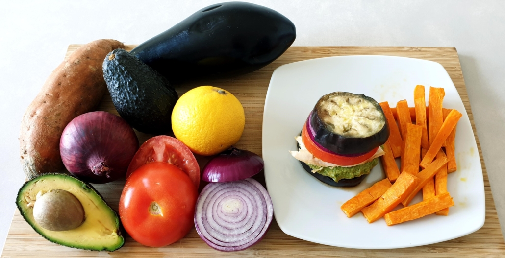 recette-de-burger-maison-et-frites-de-patate-douce