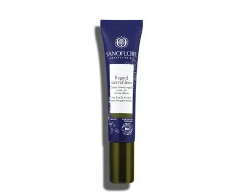 Test produit Regard merveilleux crème lissante contour des yeux Sanoflore