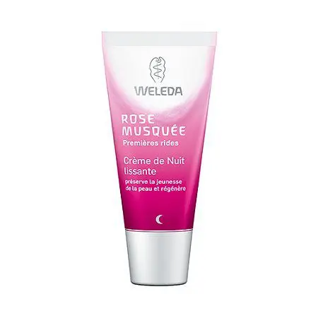 Test produit crème de Nuit lissante à la Rose musquée Weleda