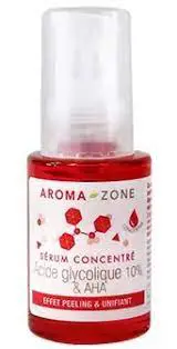 Test produit serum acide glycolique et AHA Aroma-zone