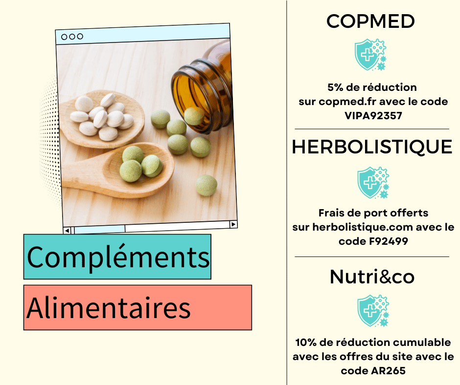 Codes réductions nutri&co herbolistique copmed