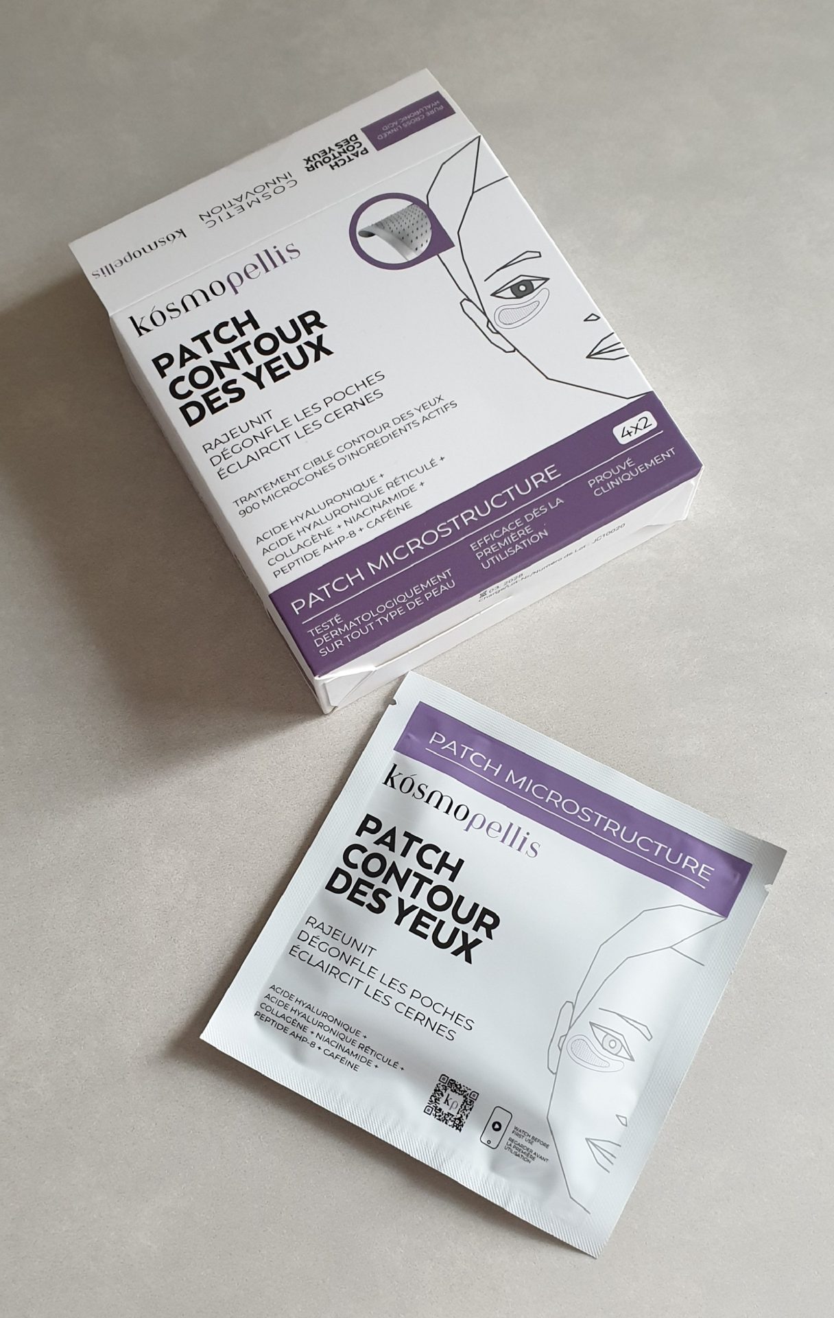 Test et avis patchs contour des yeux Kosmopellis