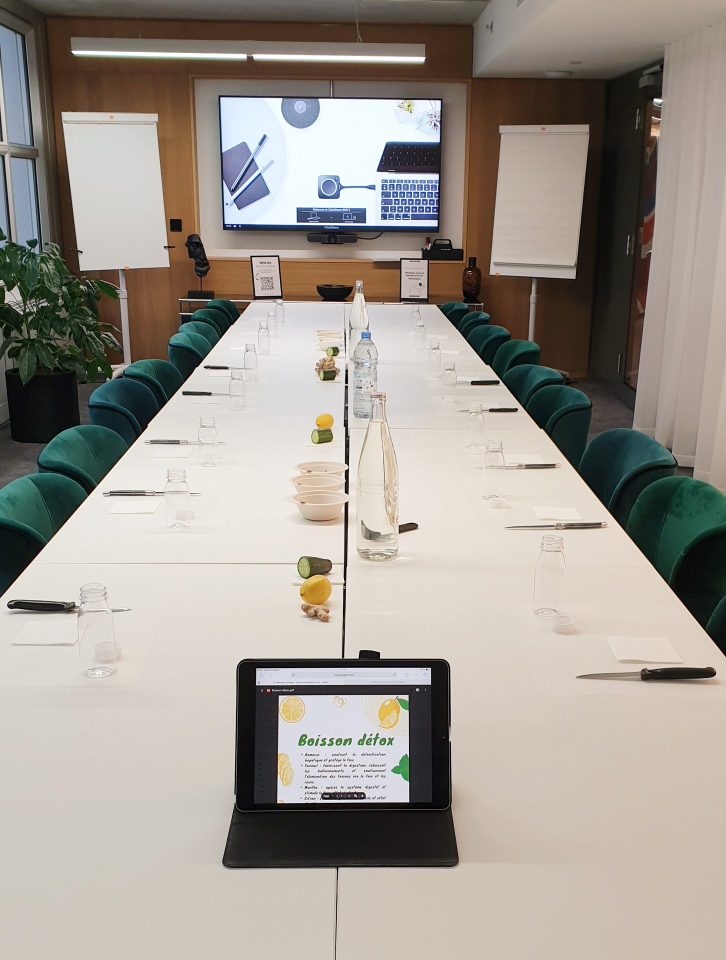Atelier boisson détox en entreprise Atelier ludique en entreprise pour la QVCT
