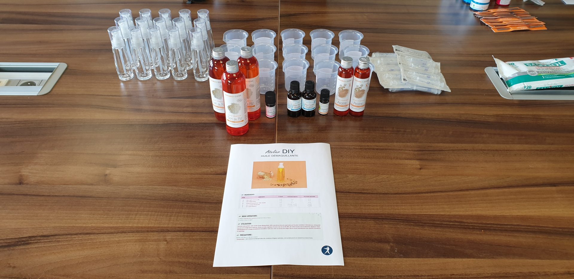Atelier cosmétique en entreprise