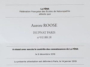 Naturopathe diplomée Aurore Roose