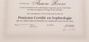 Sophrologue diplomée Aurore Roose